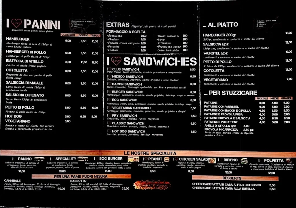 Menu_I Love Panino_Montesilvano Marina_image_1