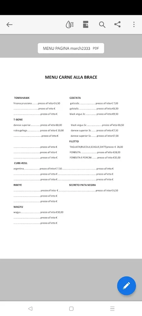 Menu_9 Gradi Braceria & cucina teppanyaki. Panini gourmet_Somma Vesuviana_image_1