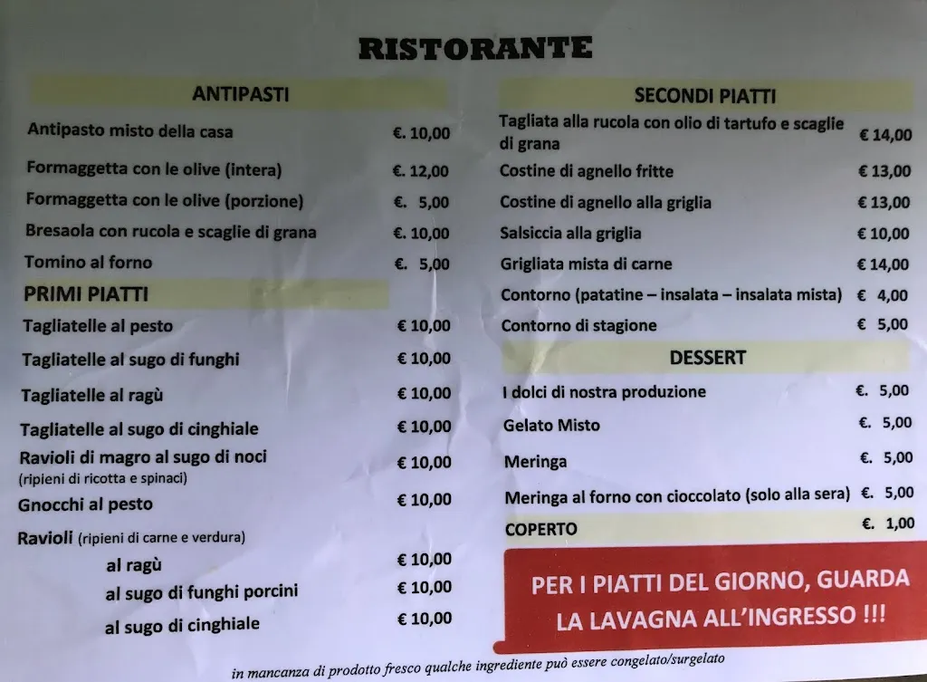Menu_Trattoria Pizzeria Colomba_Stella_image_3