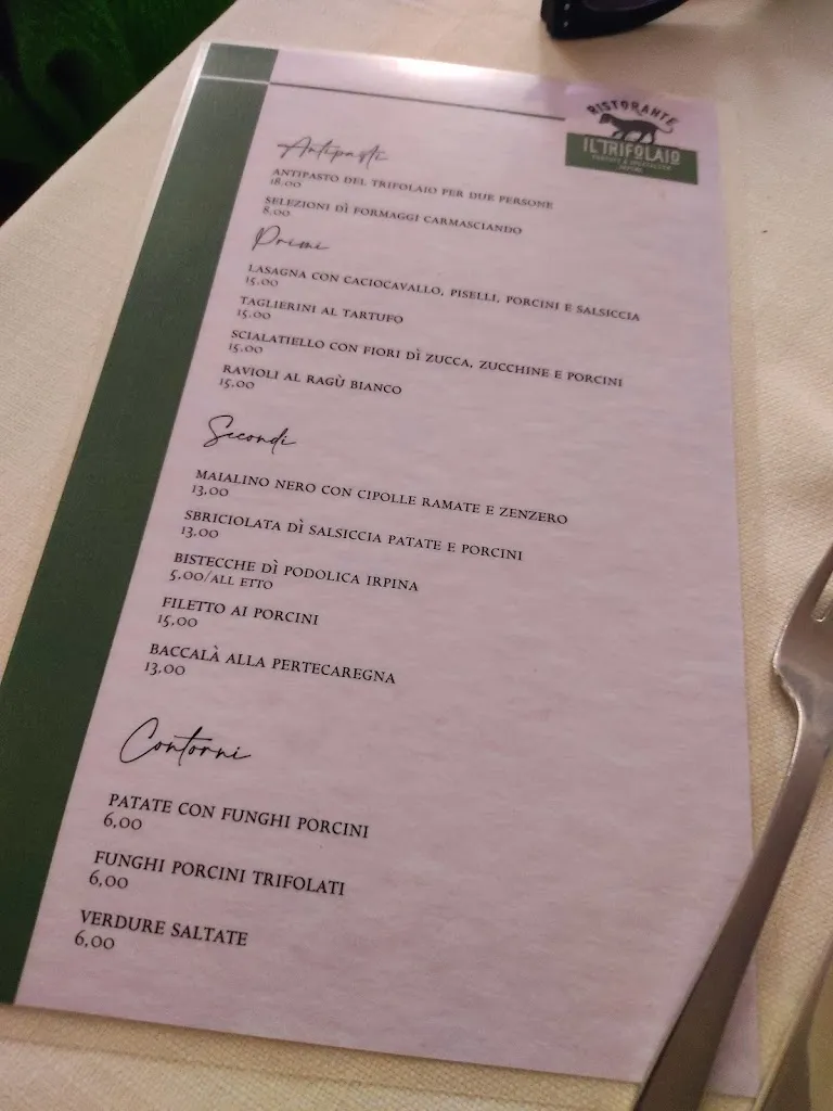 Menu_Il Trifolaio_Summonte_image_1