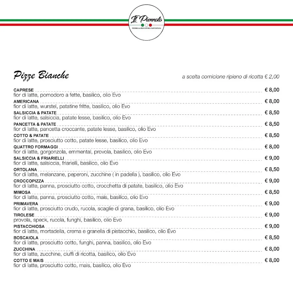 Menu_Pizzeria Napoletana IL PIENNOLO_Montesilvano Marina_image_2