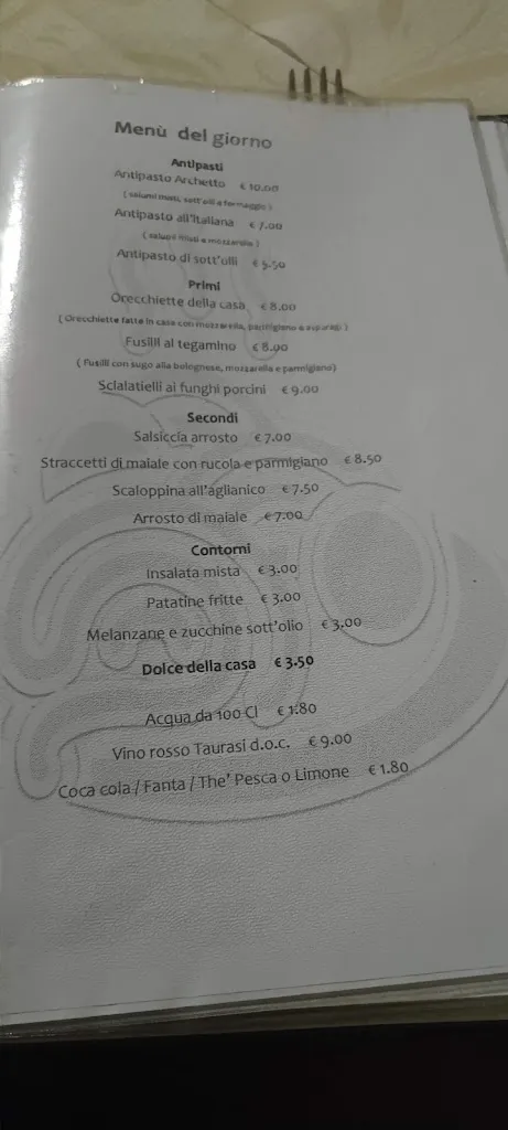 Menu_L'Archetto di Capone & C._Taurasi_image_1
