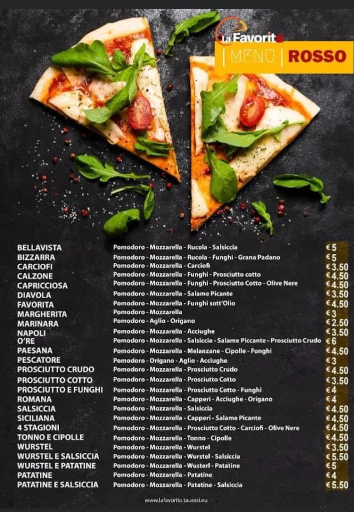 Menu_Pizzeria La Favorita Di Luongo Leandro_Taurasi_image_4
