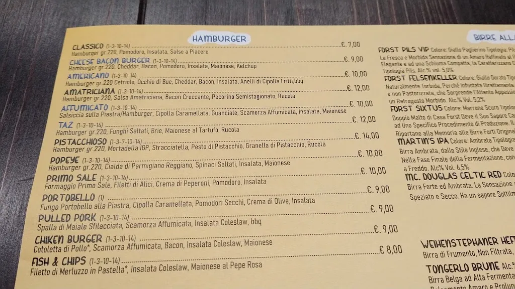 Menu_Taz Birreria Hamburgeria_Montesilvano Marina_image_1