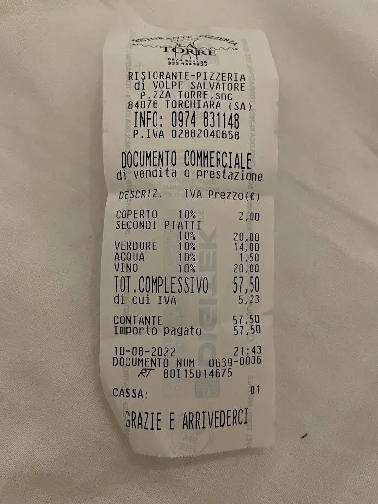 XDVR_Ristorante La Torre - ( Cucina tradizionale cilentana)_Torchiara_review