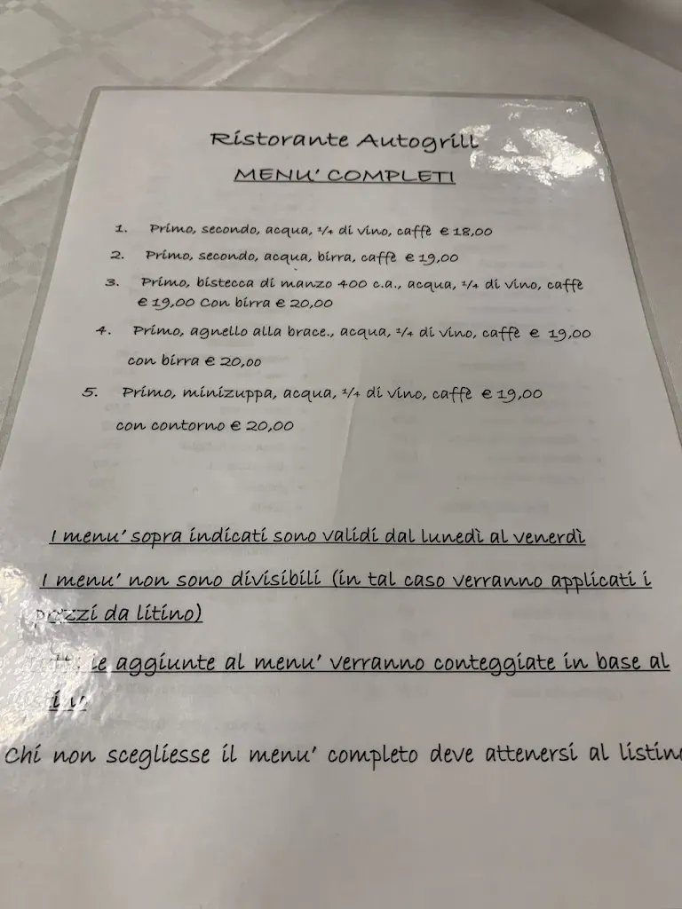 Menu_Ristorante Autogrill Montesilvano_Montesilvano Marina_image_1