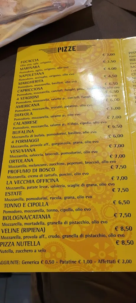 Menu_La Vecchia Officina Pub Pizzeria Ristorante_Torre Orsaia_image_2