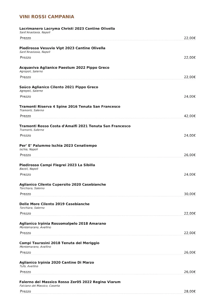 Menu_Casa Mia Ristorante Pizzeria_Trecase_image_2