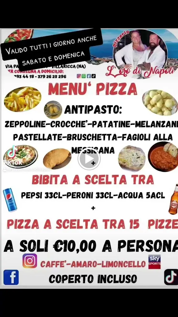 Menu_Pizzeria L'Oro di Napoli_Torretta-Scalzapecora_image_3