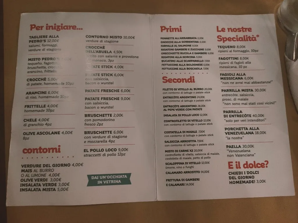 Menu_Pedros Risto Pub_Trentola-Ducenta_immagine_1