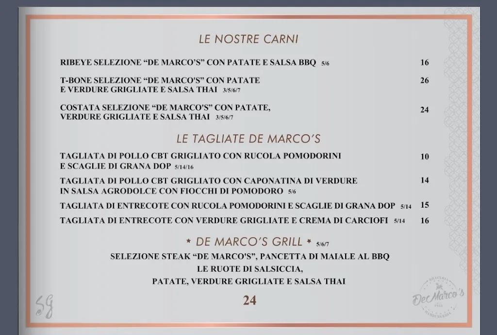 Menu_De Marco'S Restaurant_Trentola-Ducenta_image_1