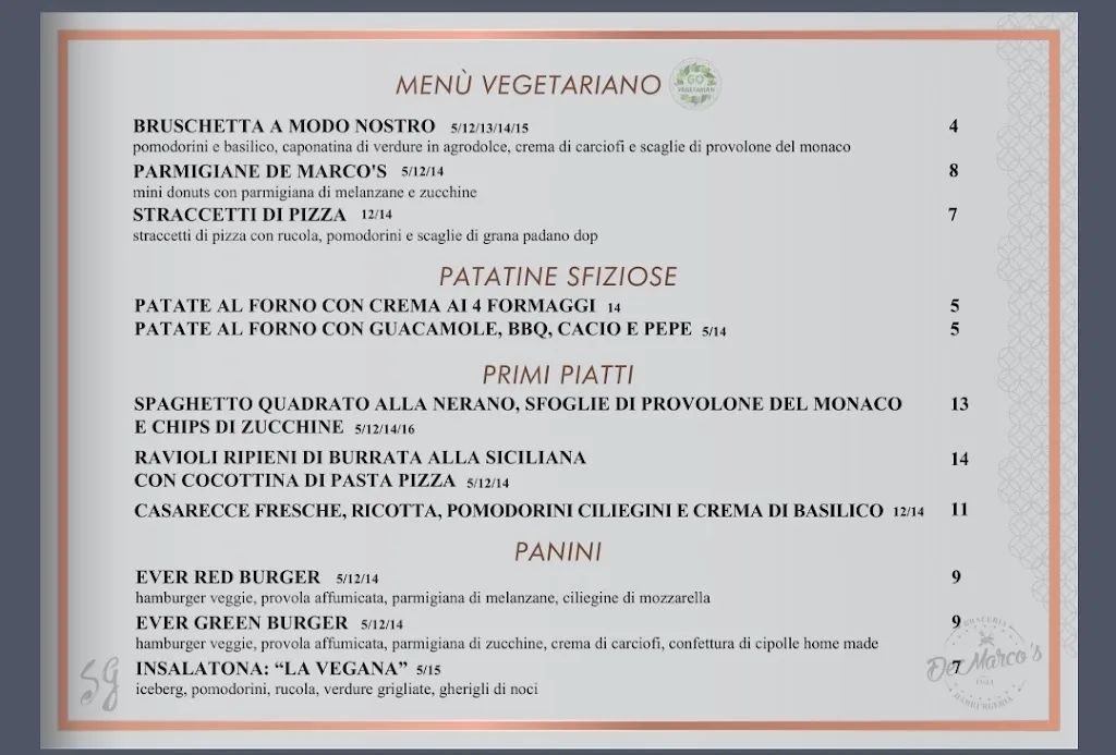 Menu_De Marco'S Restaurant_Trentola-Ducenta_image_4
