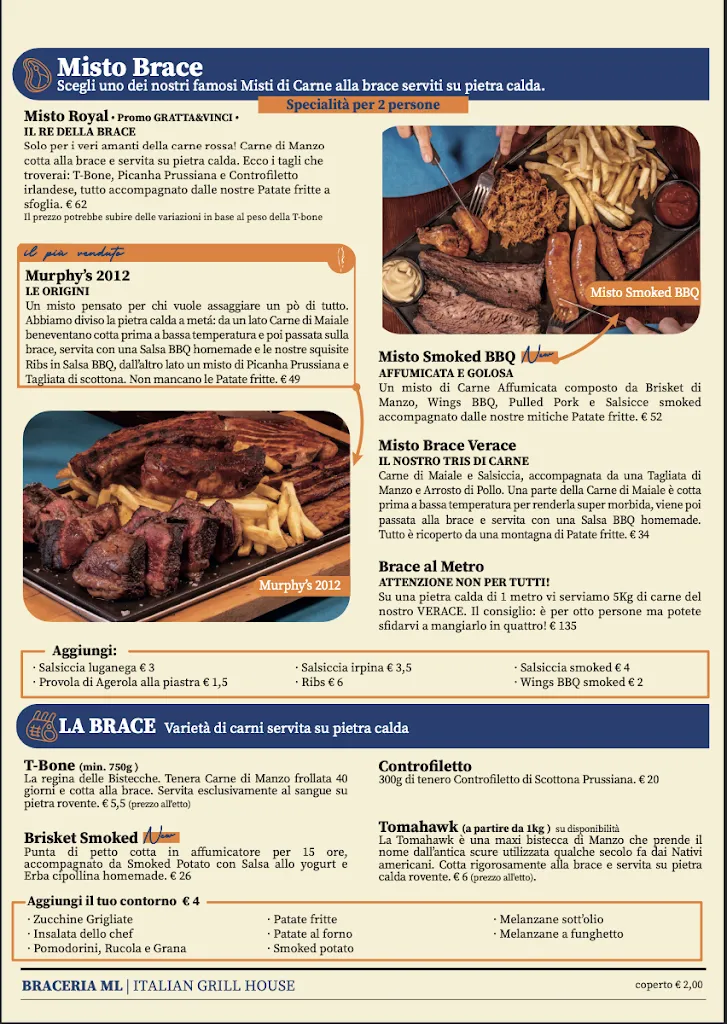 Menu_Braceria ML | Murphy's Law_Vico Equense_image_1
