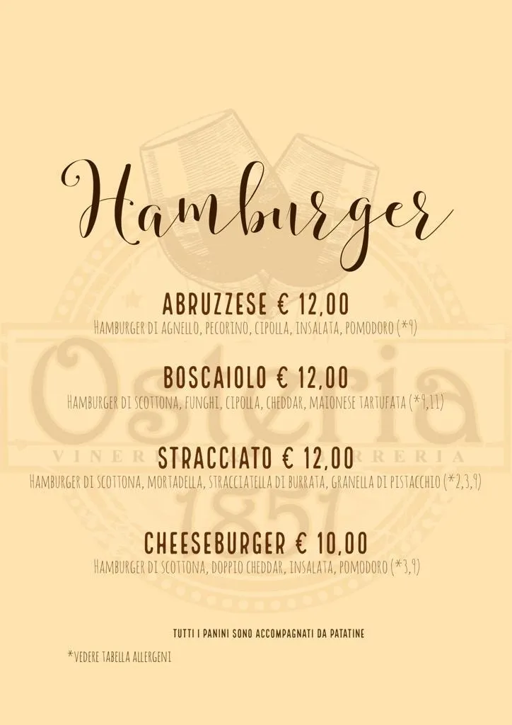 Menu_Osteria 1851 - Vineria & Birreria_Nocciano_image_2
