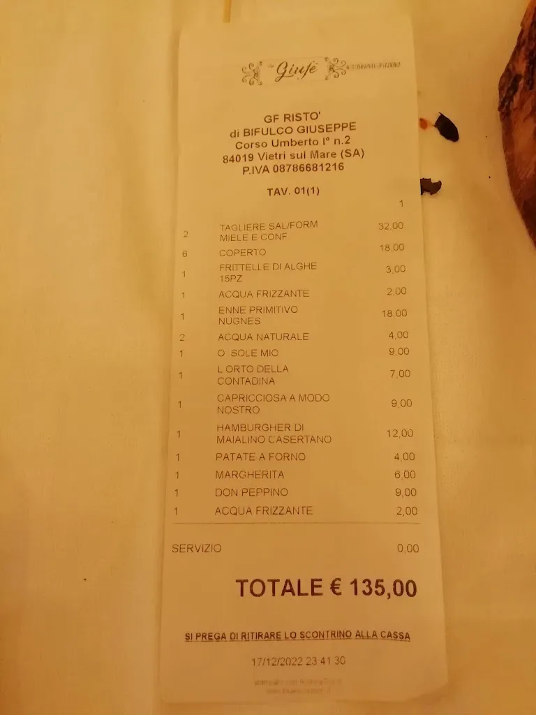 Menu_Ristorante Pizzeria Da Giufé_Vietri sul Mare_image_1