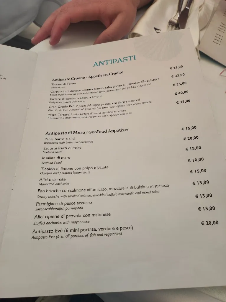 Menü_Ristorante Evu'_Vietri sul Mare_Bild_3