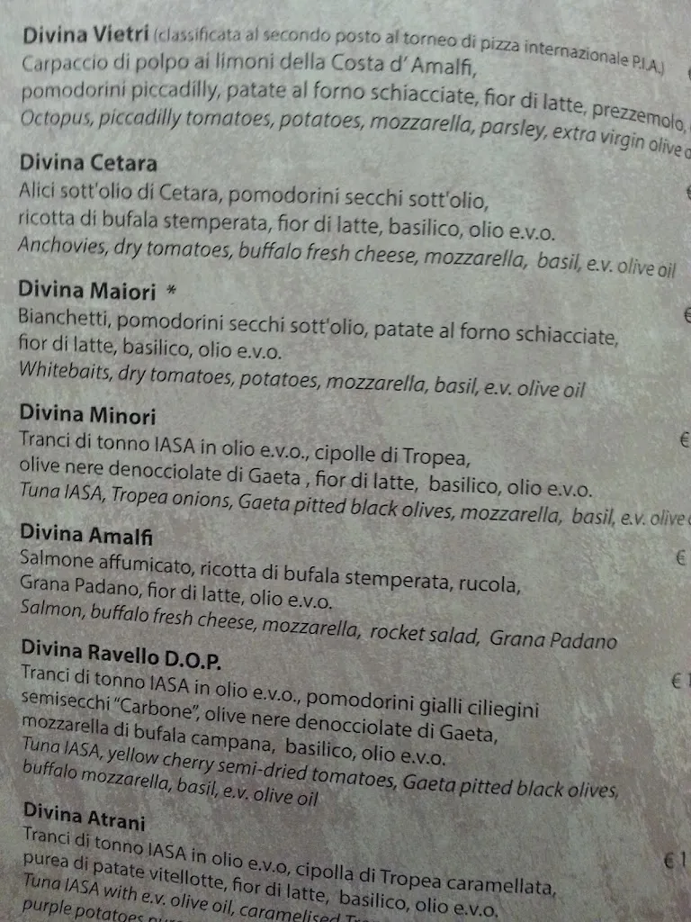 Menu_Divina Vietri Pizzeria Marinara_Vietri sul Mare_image_4