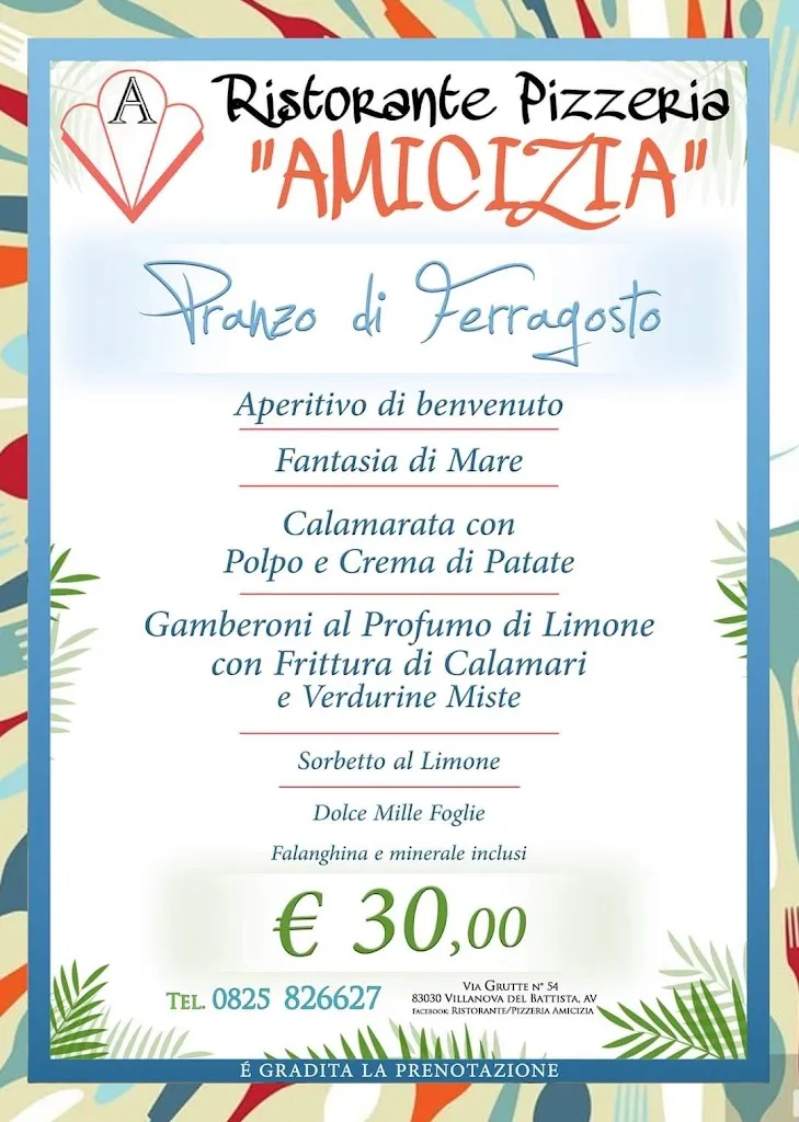 Menu_Ristorante Pizzeria Amicizia_Villanova del Battista_image_4