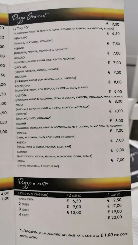 Menu_Pizzeria ristorante tipozero_Villa Literno_image_1