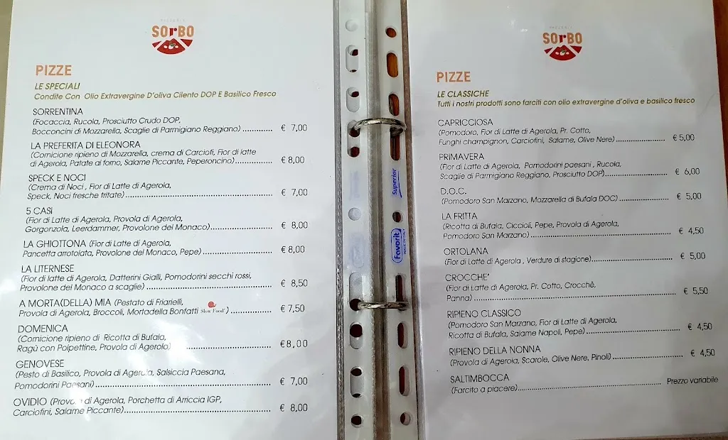 Menu_Sorbo Ristorante Pizzeria_Villa Literno_image_2