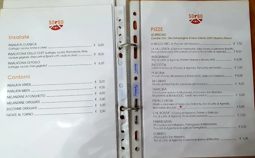 Menu_Sorbo Ristorante Pizzeria_Villa Literno_image_3