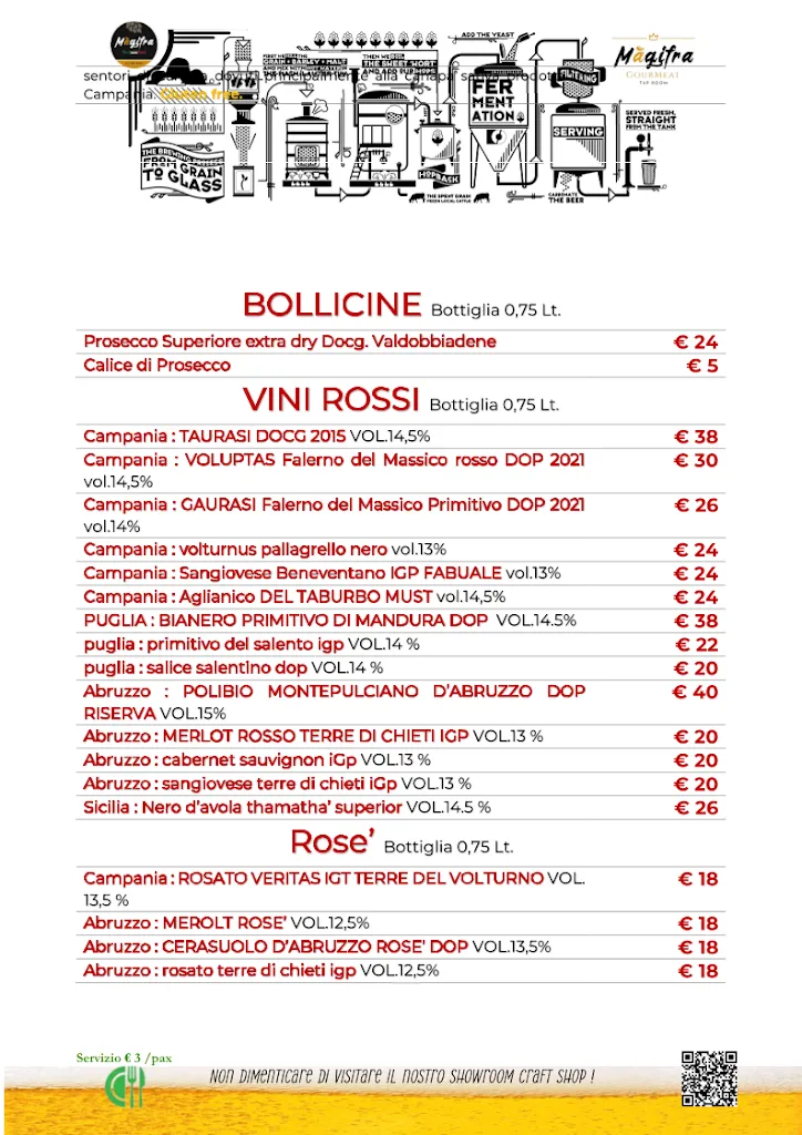 Menu_Màgifra Gourmeat Tap-Room, Aperitipico, Braceria, Pizzeria Gourmet, Ristopub, Gluten Free, Eventi, craft food & drink shop_Vitulazio_immagine_1