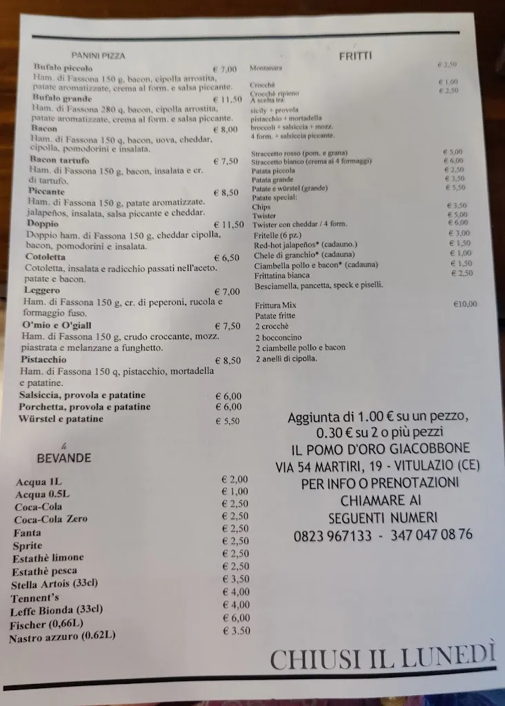 Menu_Il Pomo D'Oro_Vitulazio_image_2