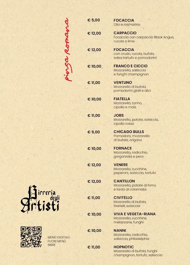 Menu_Birreria degli Artisti_Notaresco_immagine_1