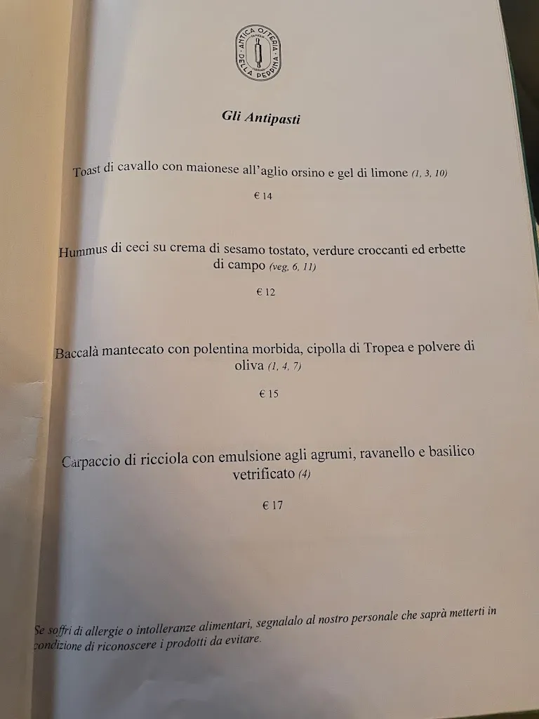 Menu_Antica Osteria della Peppina_Alseno_image_1