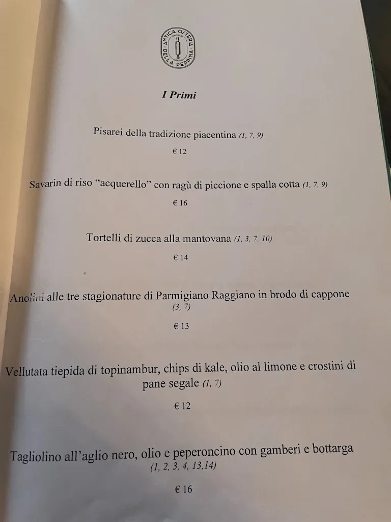 Menu_Antica Osteria della Peppina_Alseno_image_4