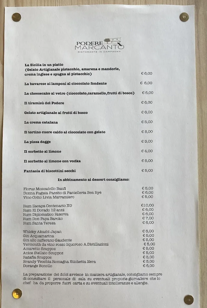 Menu_Ristorante Podere Marcanto'_Mosciano Sant'Angelo_image_3