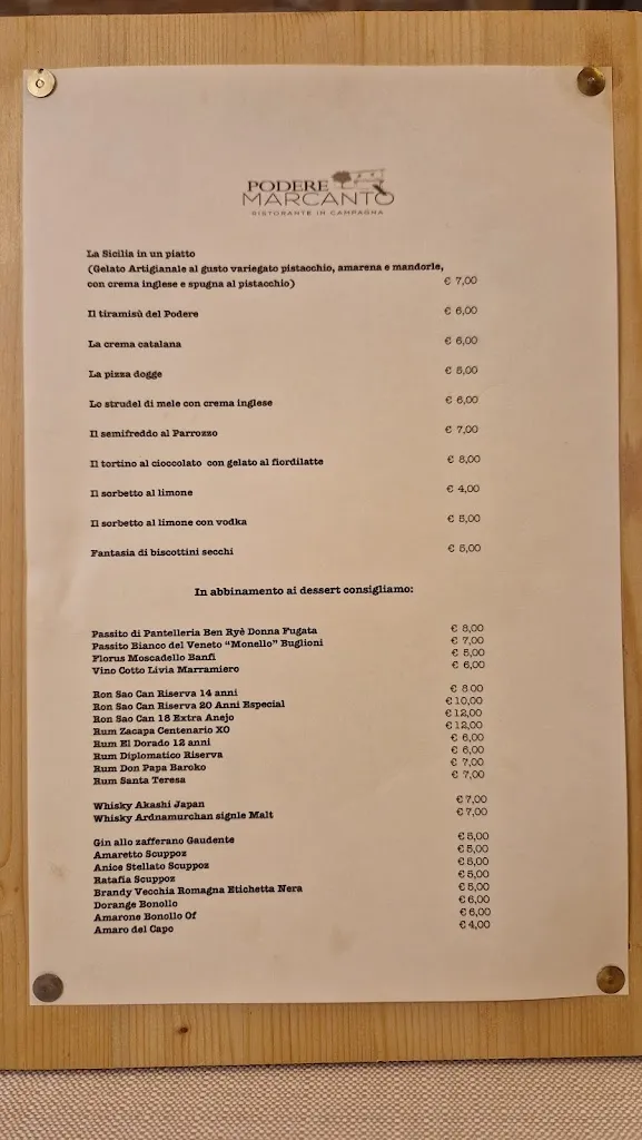Menu_Ristorante Podere Marcanto'_Mosciano Sant'Angelo_image_4