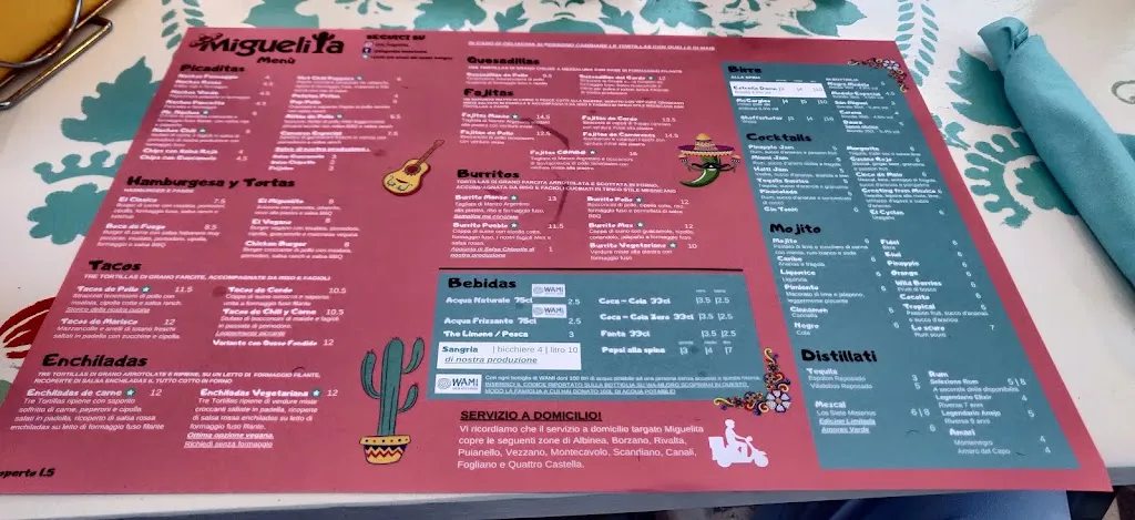 Menu_La Miguelita - Ristorante Messicano_Albinea_image_4