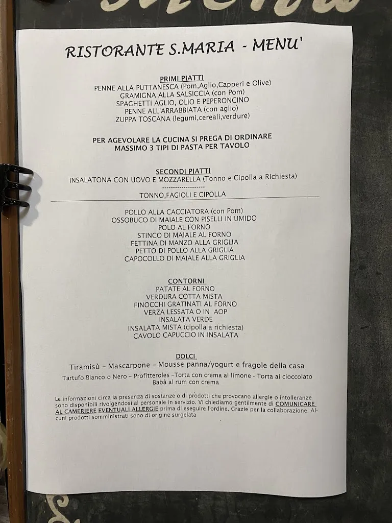 Menu_Ristorante Santa Maria_Anzola dell'Emilia_image_1