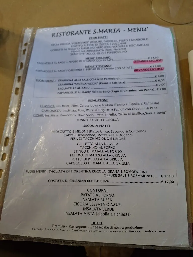 Menu_Ristorante Santa Maria_Anzola dell'Emilia_image_2