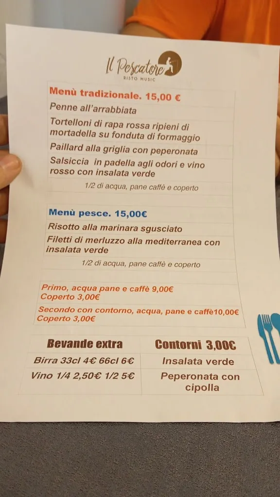 Menu_Il Pescatore Risto Music_Anzola dell'Emilia_image_2