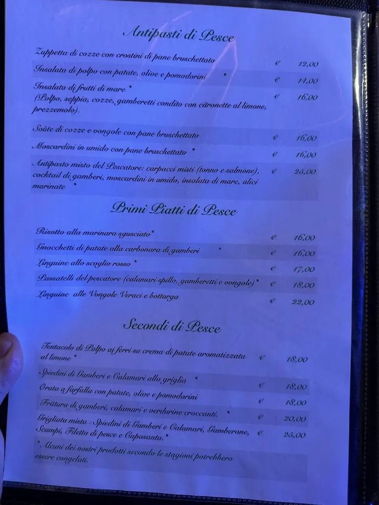 Menu_Il Pescatore Risto Music_Anzola dell'Emilia_image_4