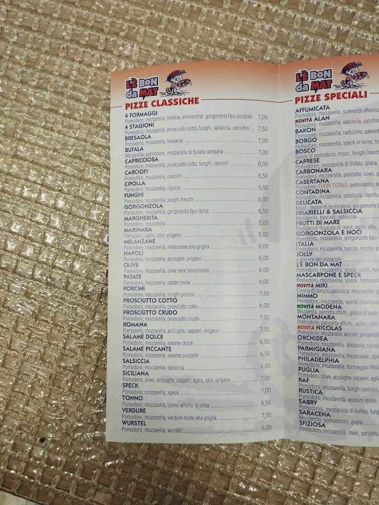 Menu_Pizzeria L'è Bon Da Mat_Anzola dell'Emilia_immagine_2