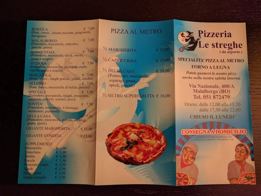 Menu_Pizzeria Le Streghe Malalbergo_Altedo_image_1