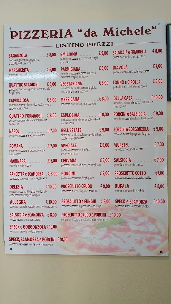 Menu_Pizzeria Da Michele_Baganzola_image_1