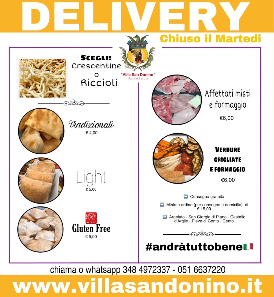 Menu_Villa San Donino - Ristorante_Argelato_immagine_1