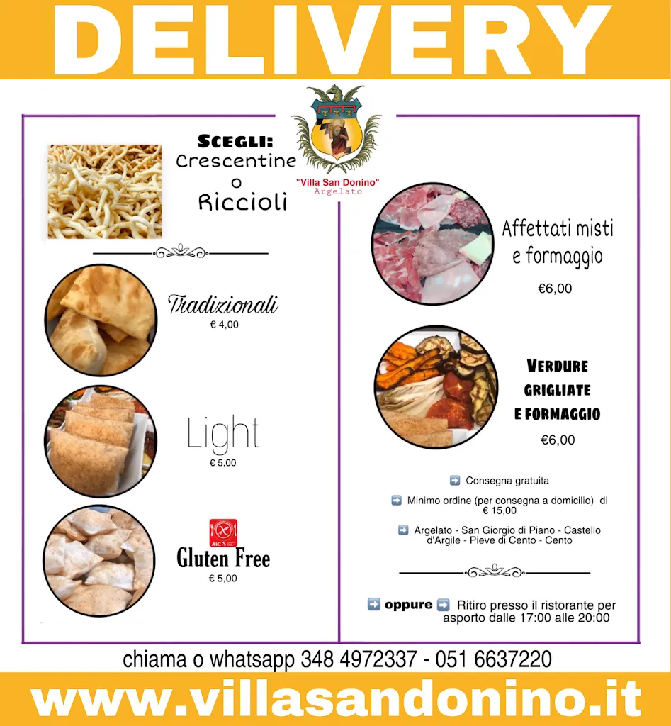 Menu_Villa San Donino - Ristorante_Argelato_immagine_2