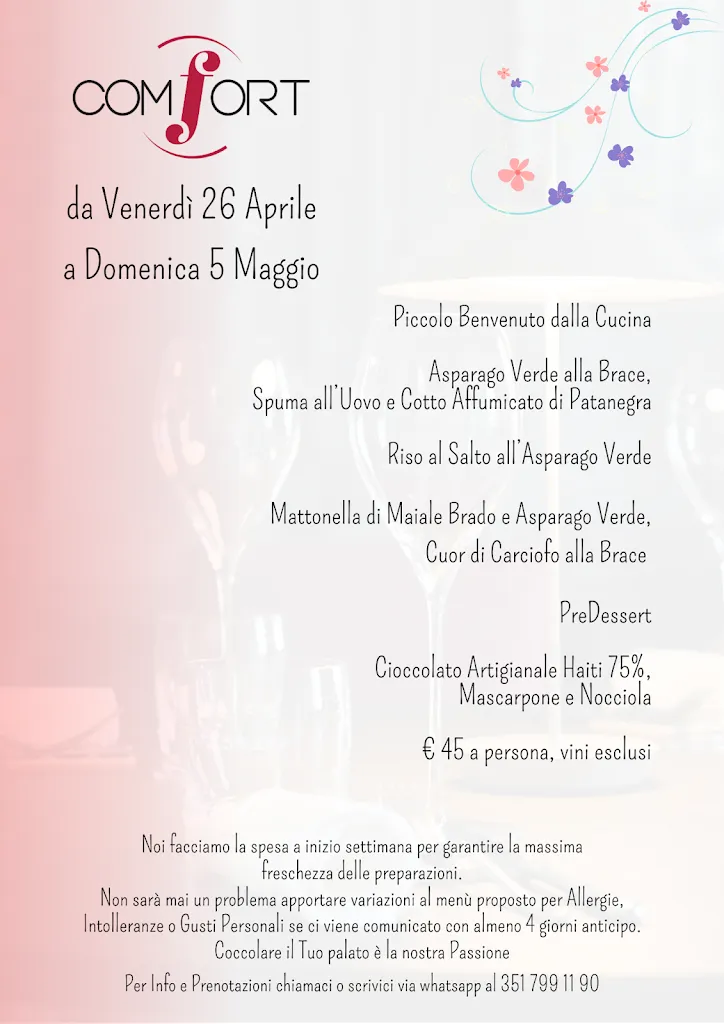 Menu_Comfort Home Restaurant_Argelato_image_2