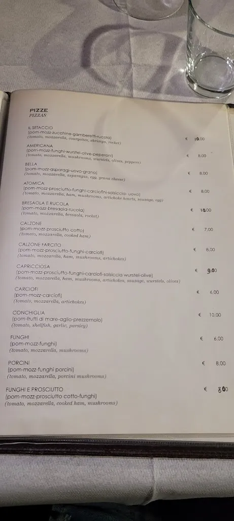 Menu_Il Setaccio_Baggiovara_imagen_1