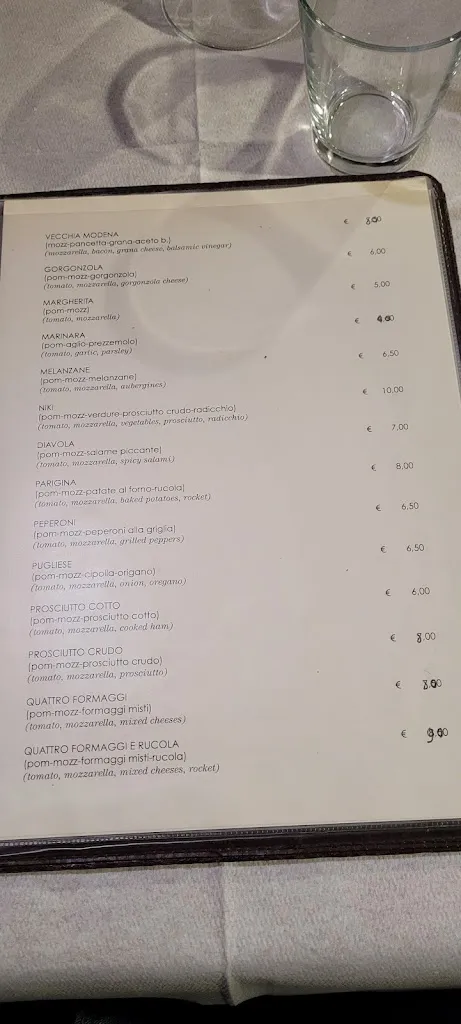 Menu_Il Setaccio_Baggiovara_imagen_3