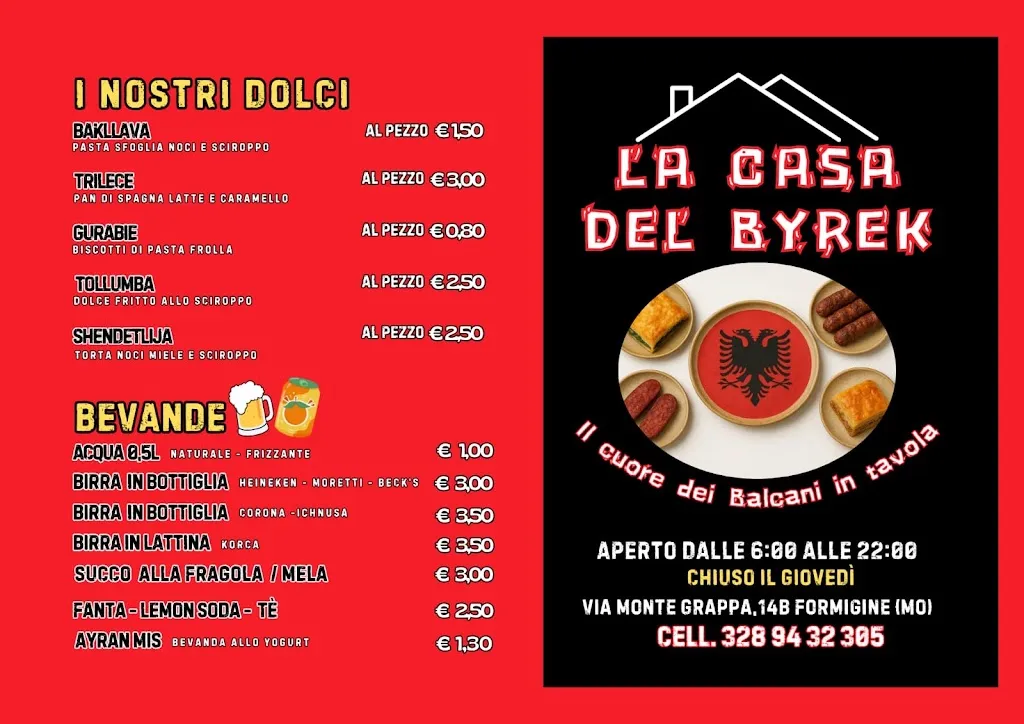 Menu_La Casa Del Byrek_Baggiovara_immagine_1