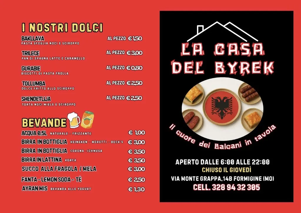 Menu_La Casa Del Byrek_Baggiovara_immagine_2