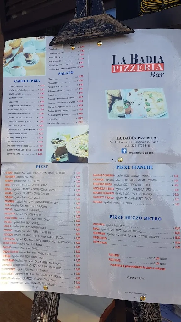 Menu_Bar Pizzeria La Badia Bagnolo in Piano_Bagnolo in Piano_image_1