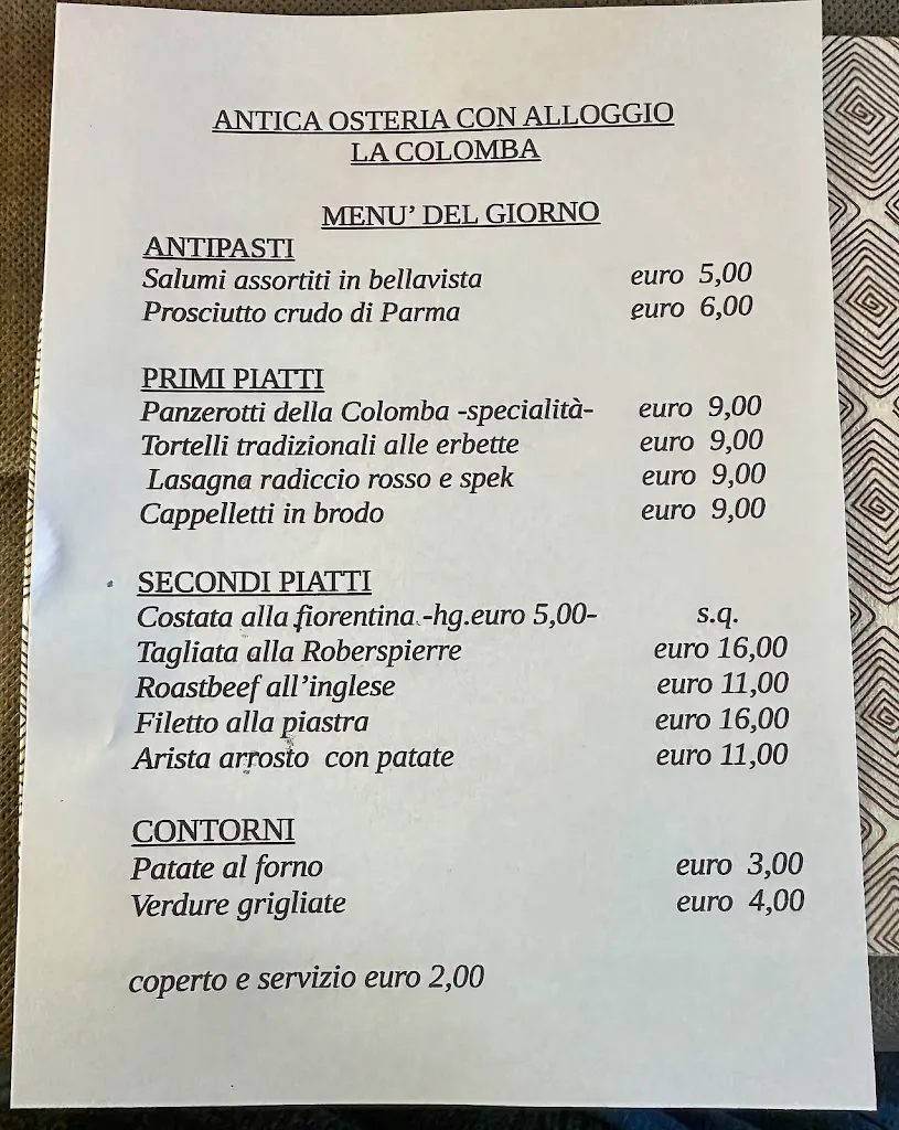 Menu_Antica Osteria La Colomba_Bardi_image_1