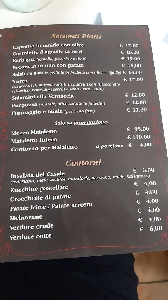 Menu_Trattoria Casale Mariposa - Cucina sarda_Basilicanova_image_2